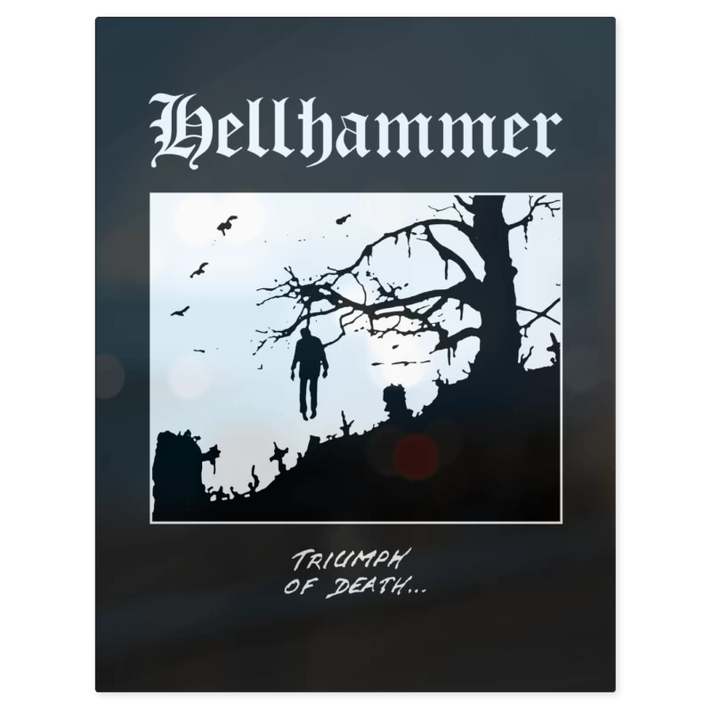 Hellhammer Triumph of Death – Print Metálico