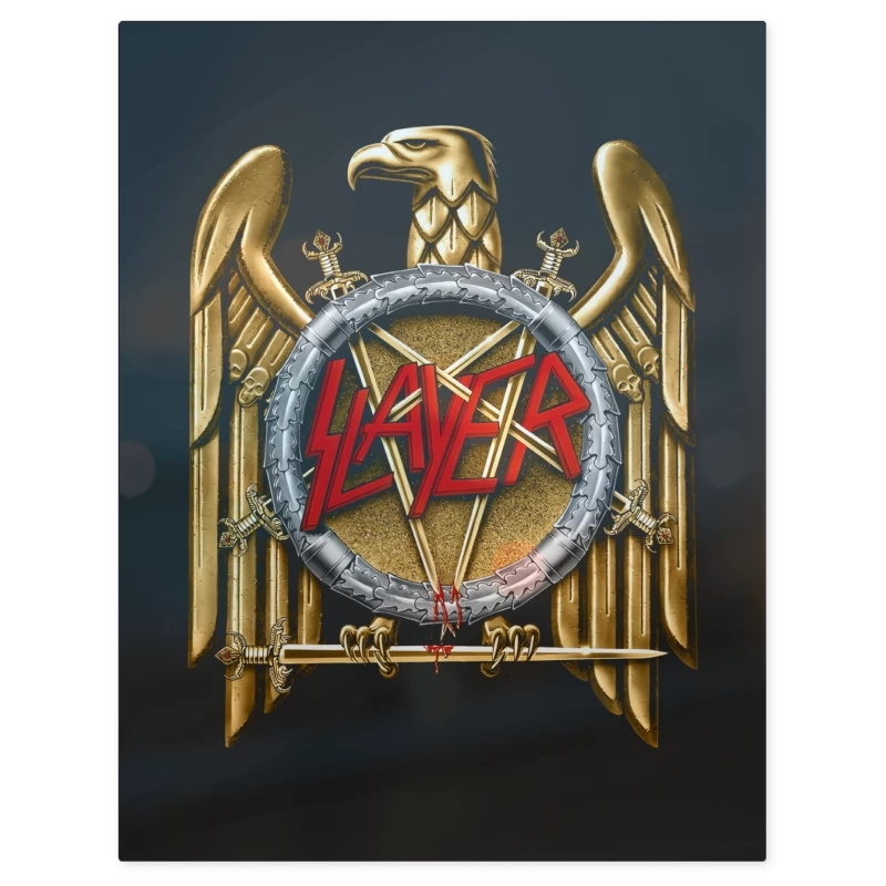Slayer Aguila Dorada – Print Metálico