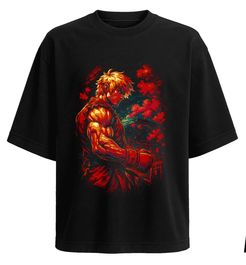 Polera Street Fighter Ken Masters