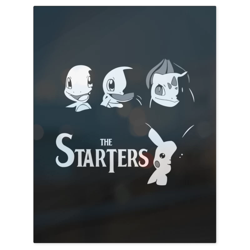 Pokemon - the Starters – Print Metálico