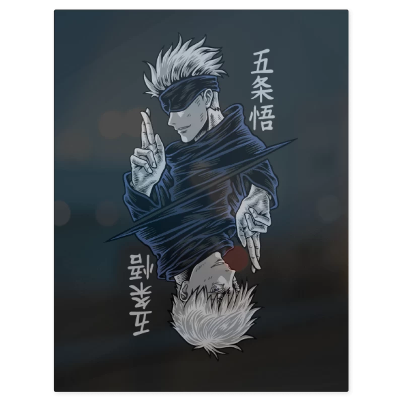 Satoru Gojo – Print Metálico