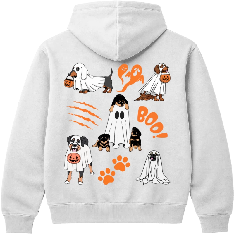 Polerón Canguro Perritos Disfrazados Halloween