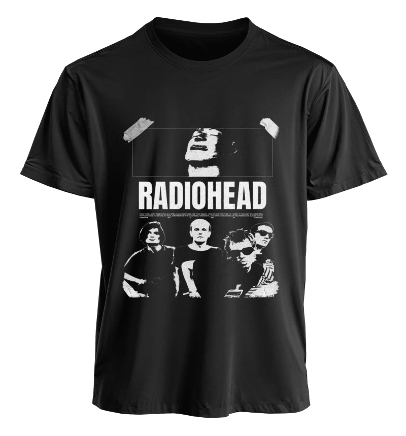 Polera Música Radiohead | Frente + Manga