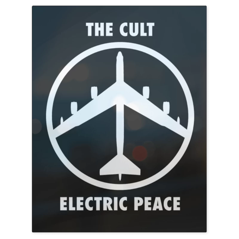 The Cult Electric Peace – Print Metálico
