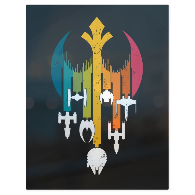 Rebel Arcoiris – Print Metálico