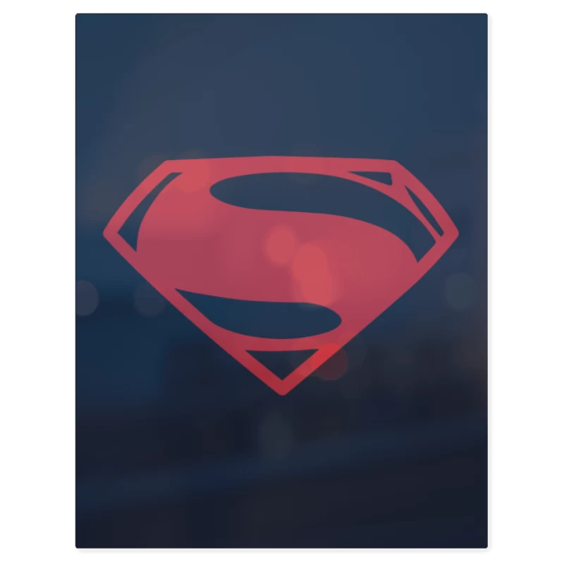 Superman - Logo – Print Metálico