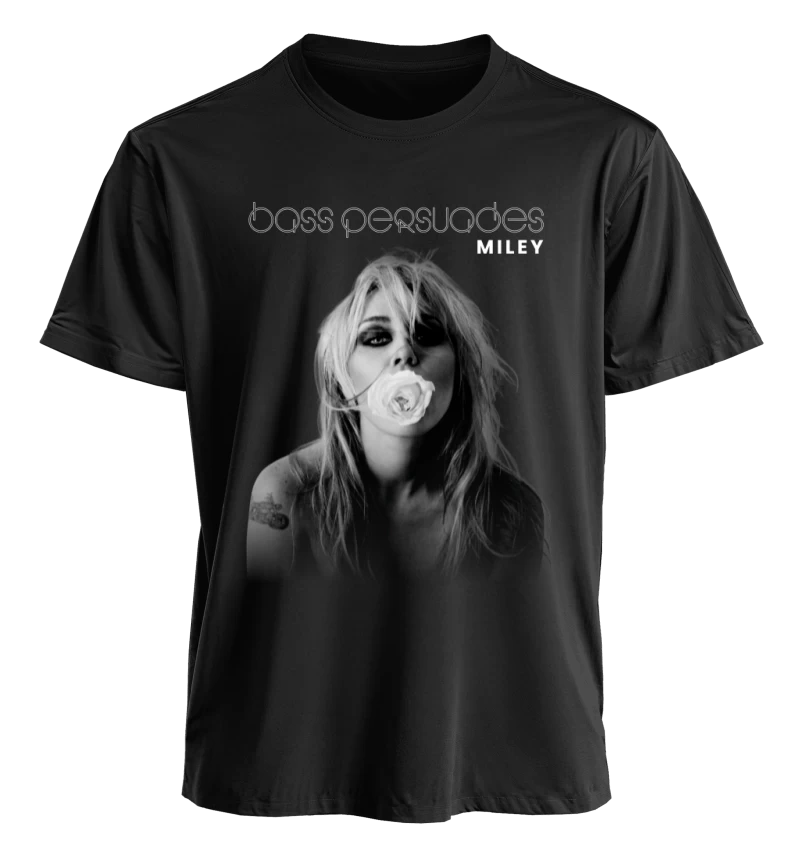 Polera Miley Cyrus – Bass Persuades