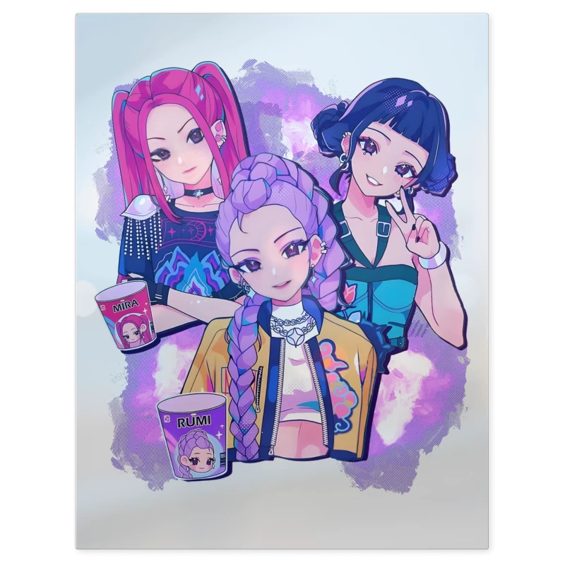 Guerreras Demon Hunter – Print Metálico