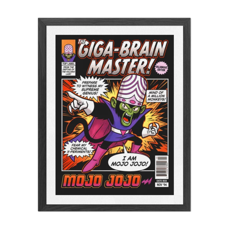 Cuadro Mojo Jojo – The Giga-Brain Master | The Powerpuff Girls