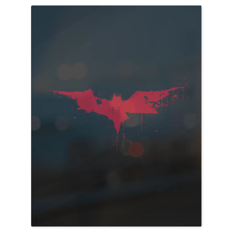 El Murcielago - Logo Nolan – Print Metálico