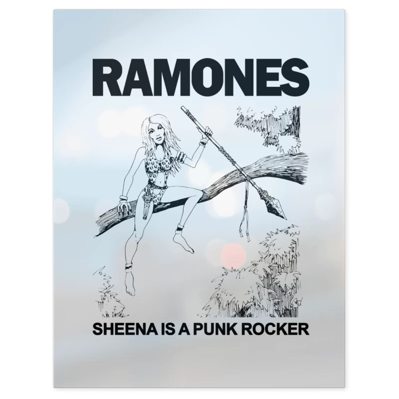 Ramones Sheena Is a Punk Rocker – Print Metálico