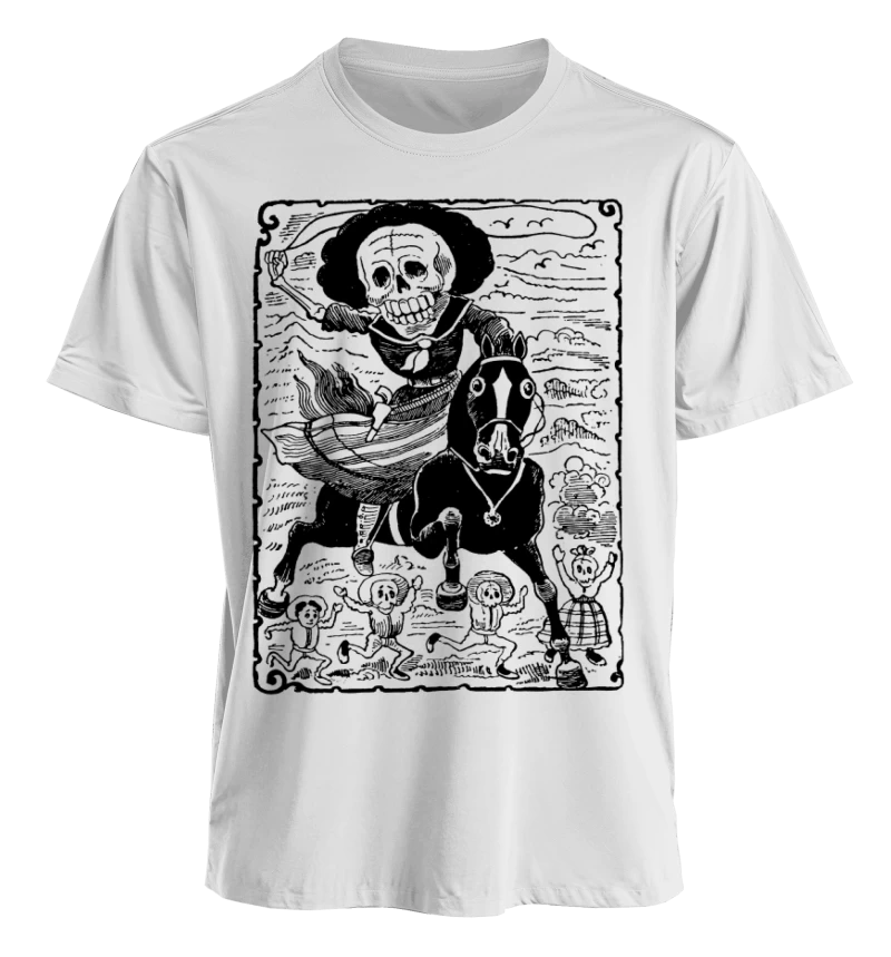 Calavera de la Adelita 1910 José Guadalupe Posada (Grabado)