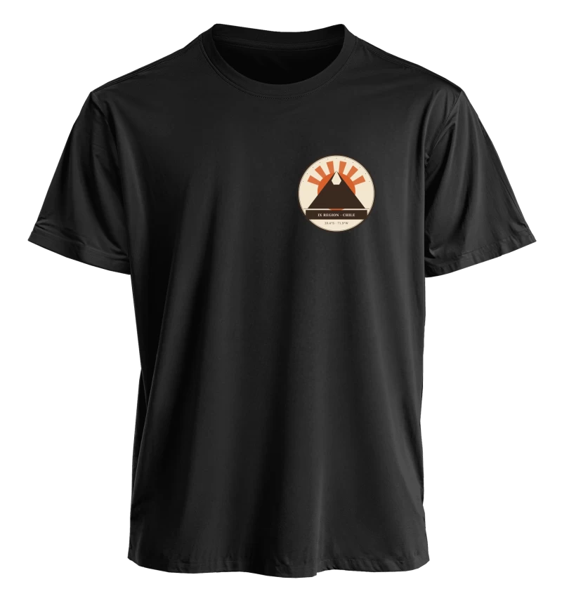 Polera Volcan Villarrica - Minimalista