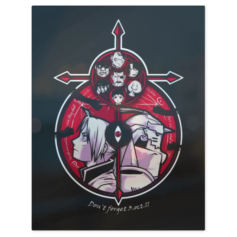 Fullmetal 7 Pecados – Print Metálico
