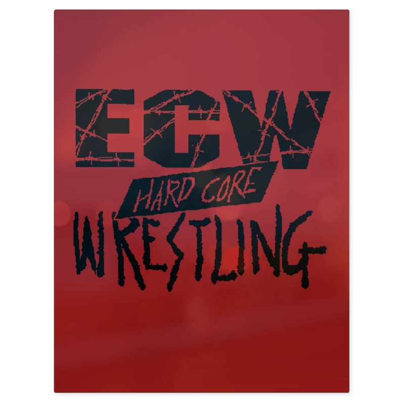 ECW Hardcore Wrestling – Print Metálico