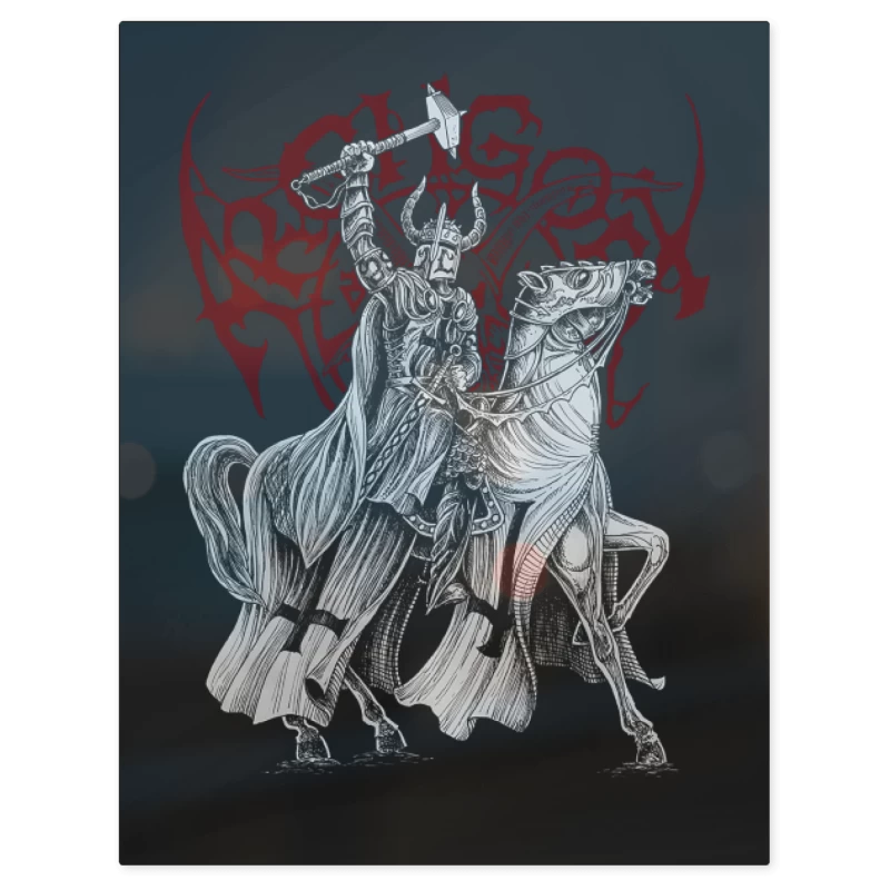 Archgoat Satanic Crusader – Print Metálico