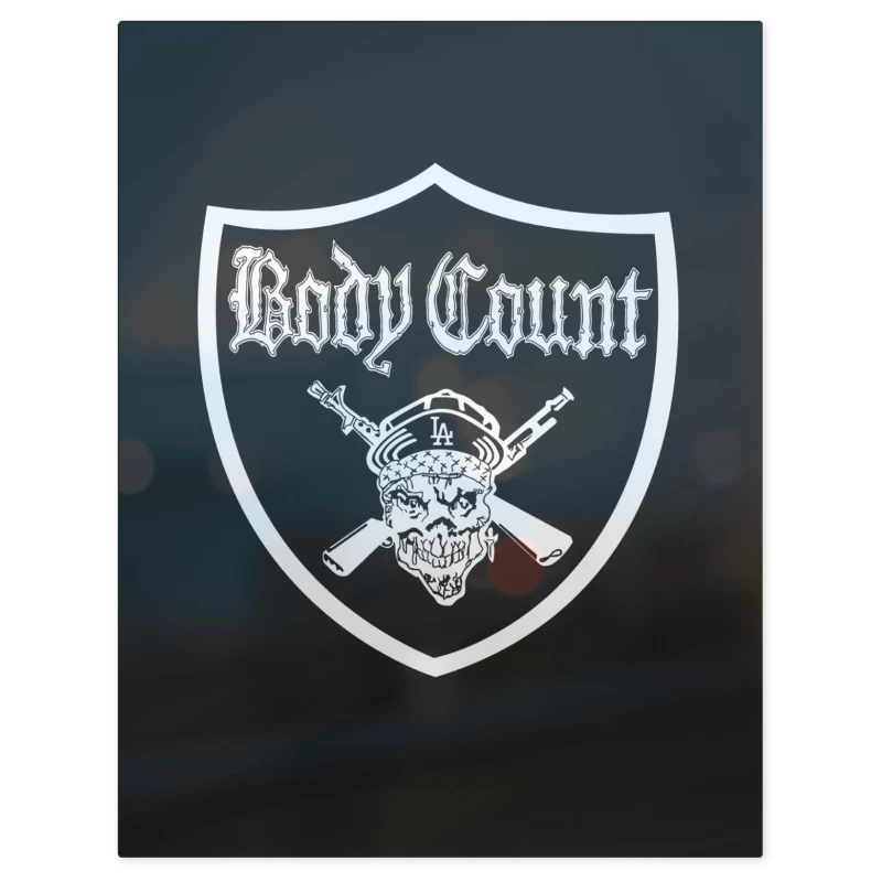 Body Count Logo – Print Metálico