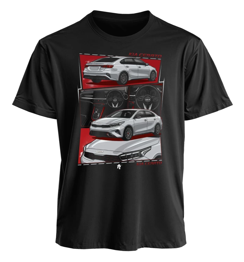 Polera polo cuello redondo / Kia Cerato