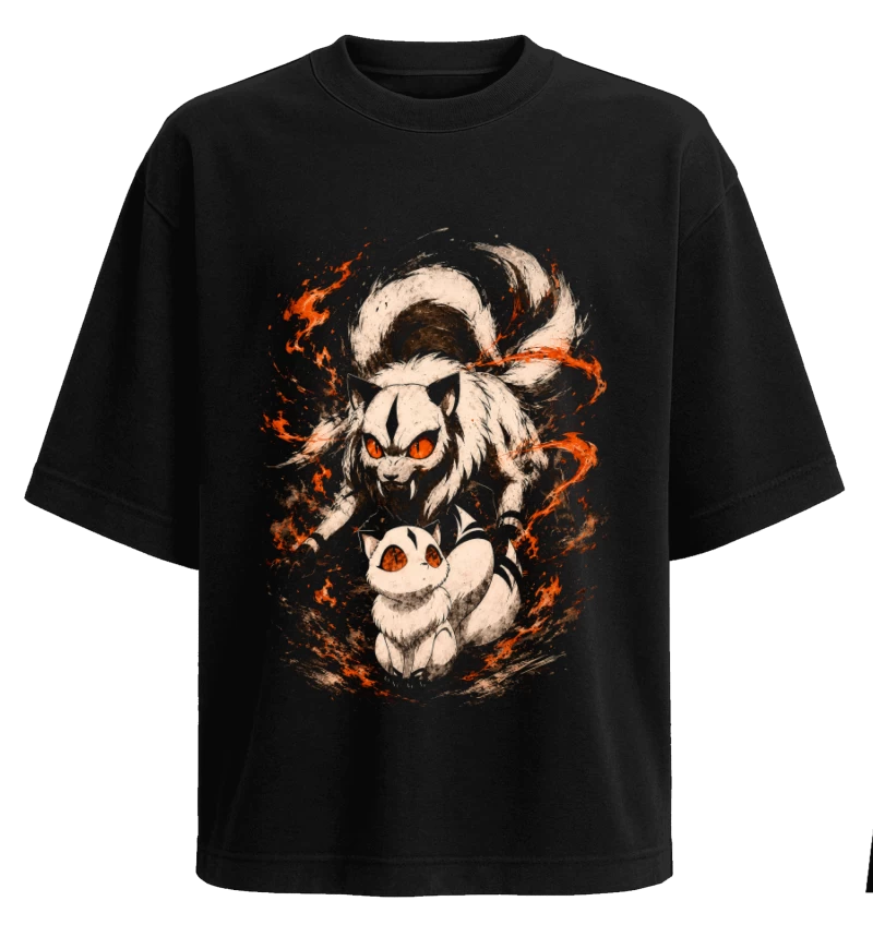 Polera Anime Inuyasha Kirara | Frente + Manga