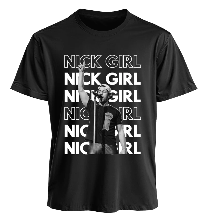 Polera Jonas Brothers – Nick Girl Negra