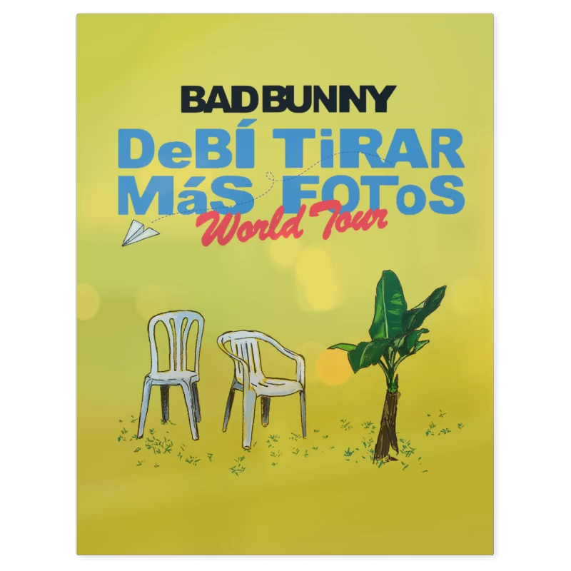 Bad Bunny Debi Tirar Más Fotos – Print Metálico