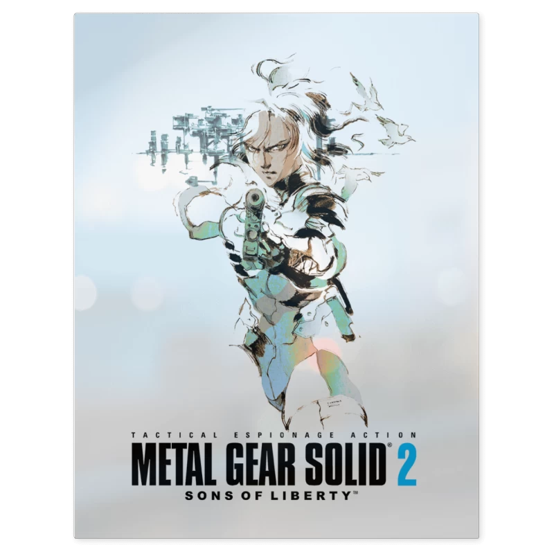 Metal Gear Solid 2 Raiden – Print Metálico