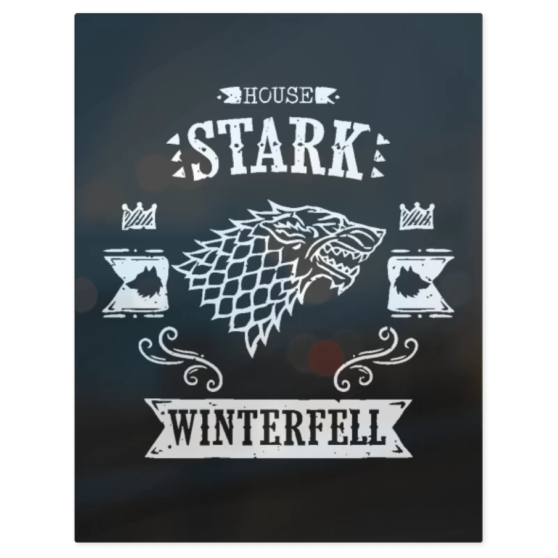House Stark 2 – Print Metálico