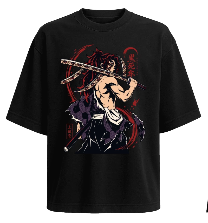 Polera Demon Slayer Kokushibo Luna Superior Uno