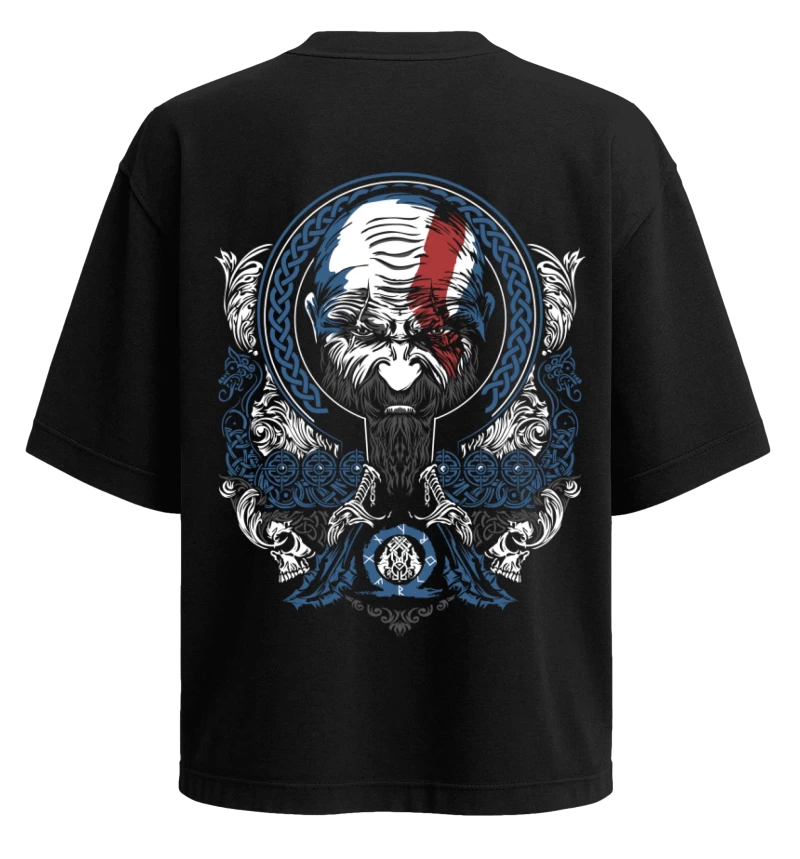 Polera Oversize 280 grs god of war