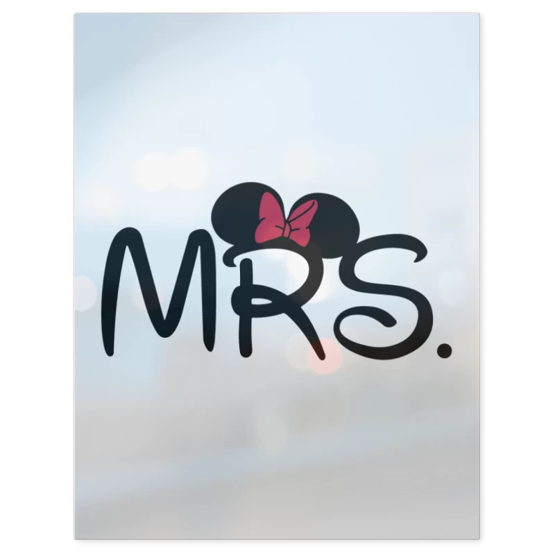 Minnie Mrs – Print Metálico