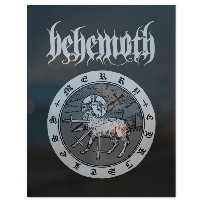 Behemoth Merry Christless – Print Metálico