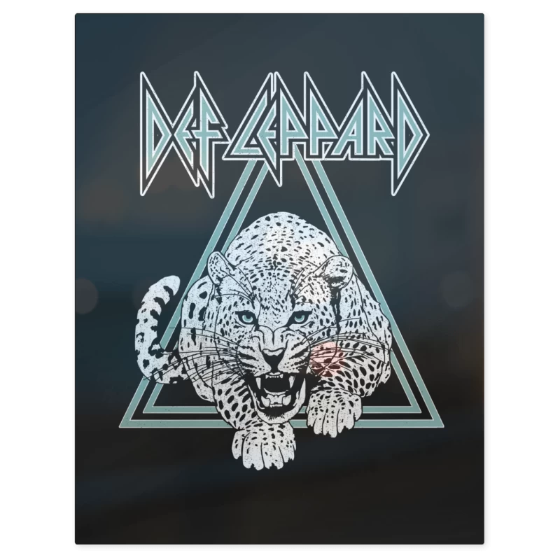 Def Leppard Leopardo – Print Metálico