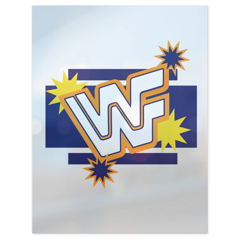 World Wrestling Federation New Era – Print Metálico