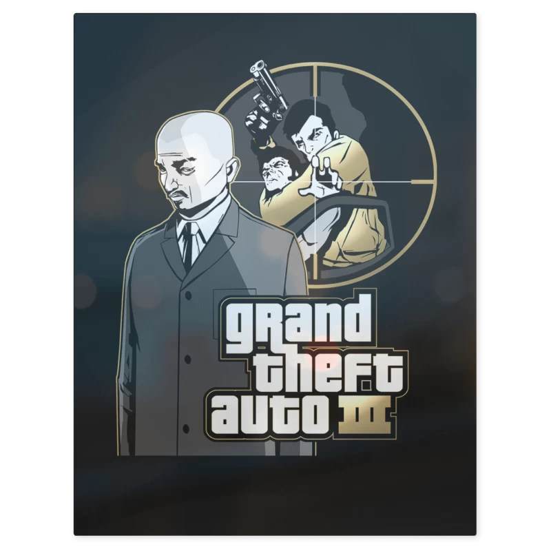 GTA III Salvatore Leone – Print Metálico