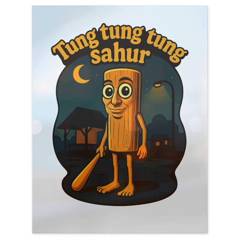 Tung Tung Tung Sahur – Print Metálico