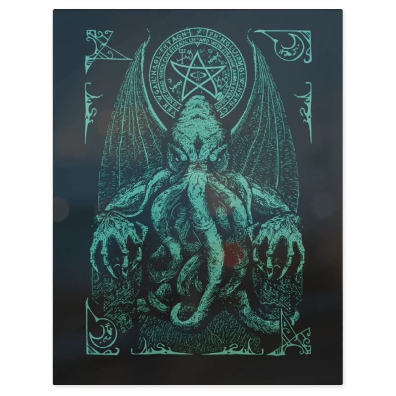 Cthulhu 2 – Print Metálico