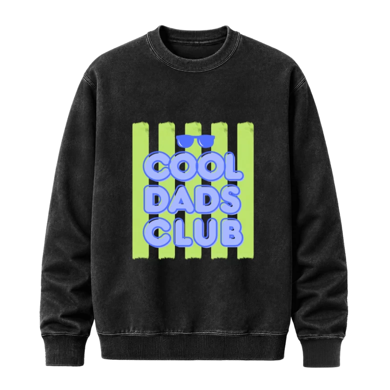 Polerón Cool Dads Club — Regalo para papá con estilo, diseño colorido y divertido, papás con onda, Día del Padre