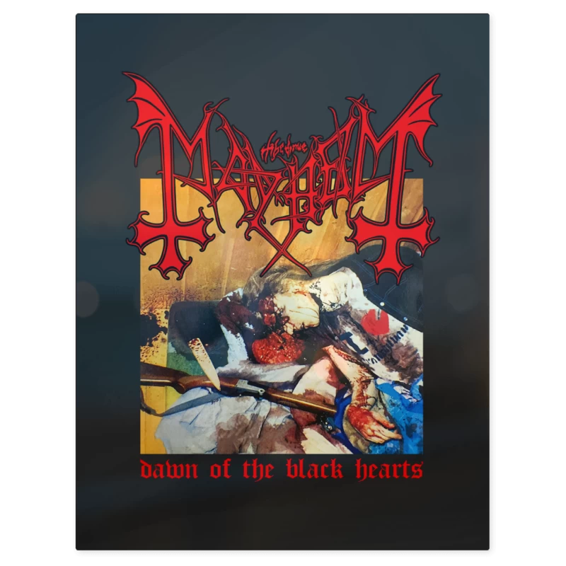 Mayhem Dawn of the Black Hearts – Print Metálico
