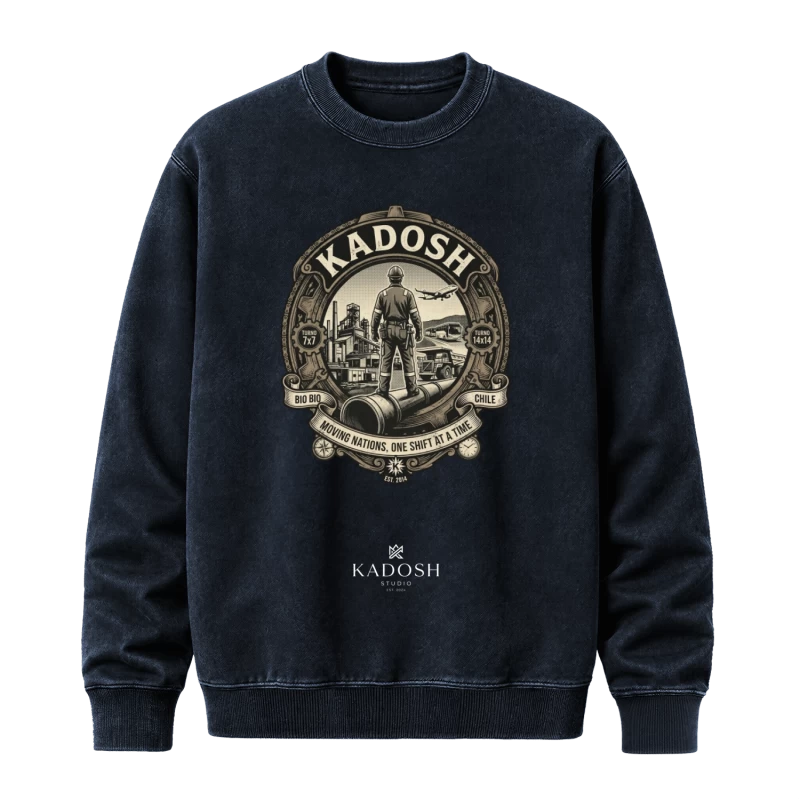 Polerón polo Acid Wash