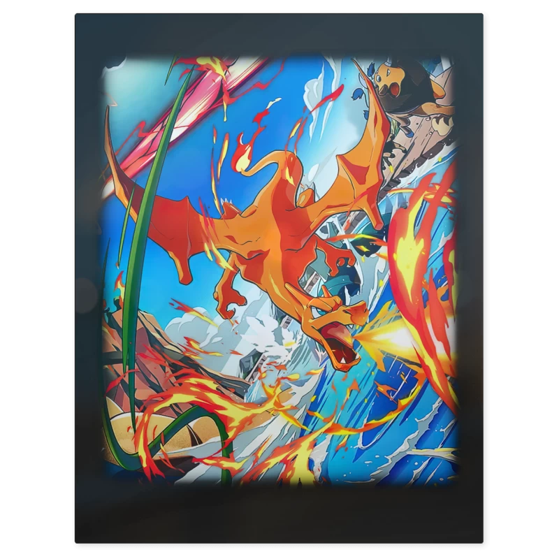 Charizard TCG Pocket – Print Metálico
