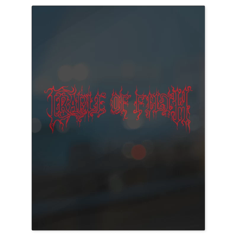 Cradle of Filth Logo – Print Metálico