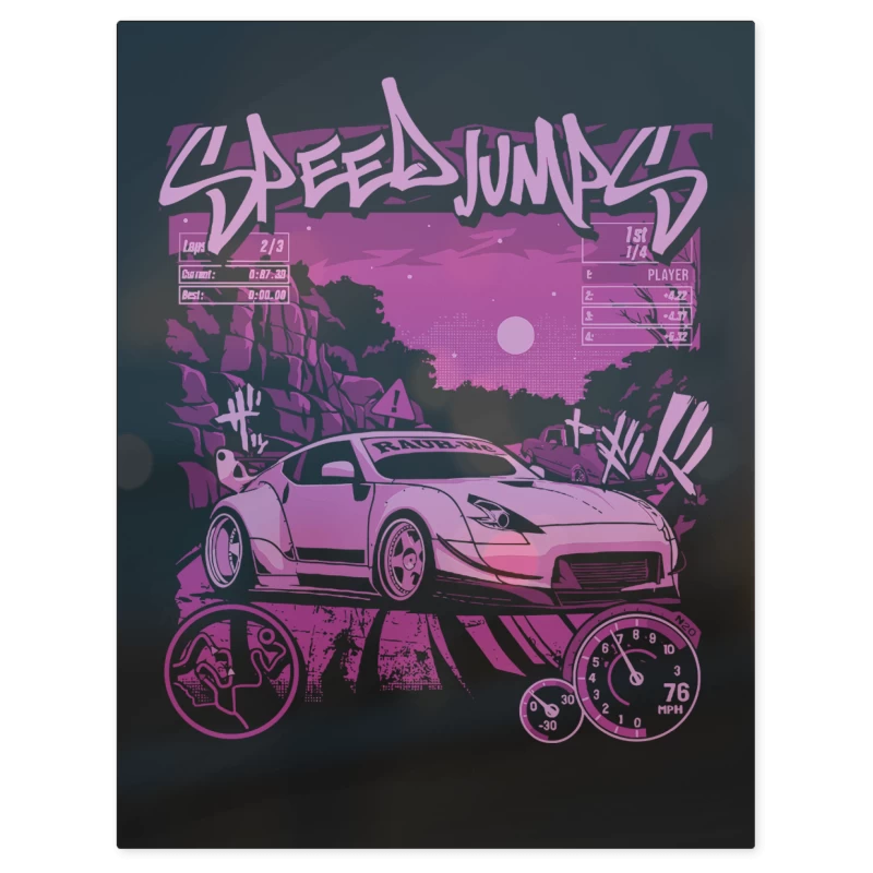 Speed Porsche – Print Metálico