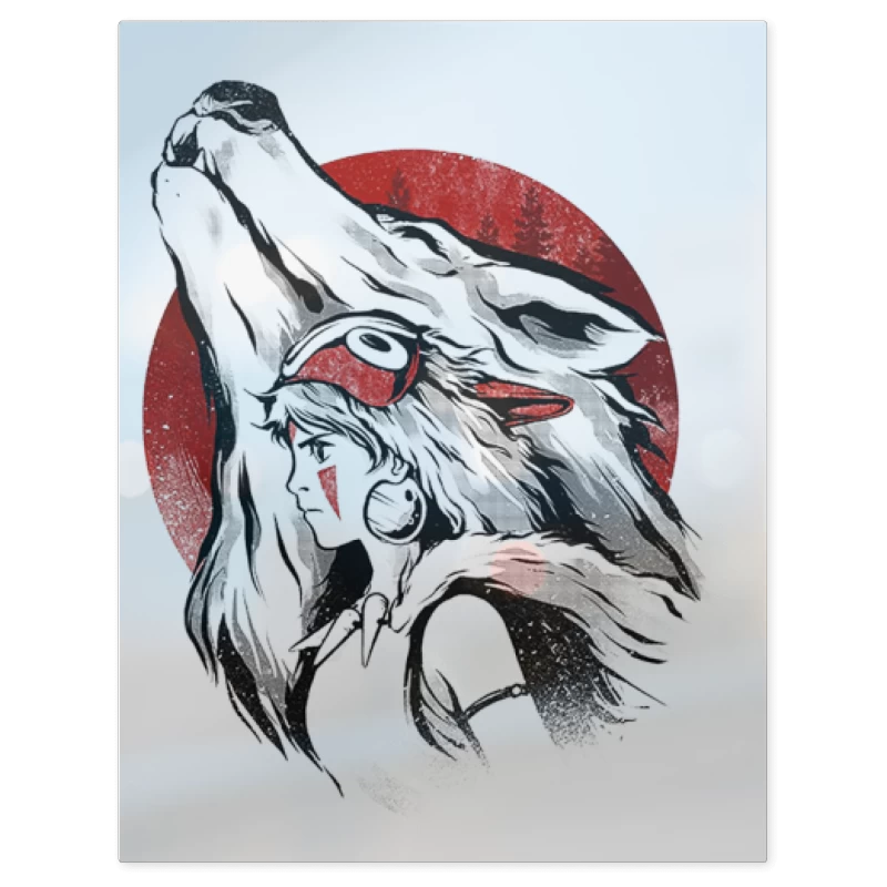 Princesa Mononoke – Print Metálico