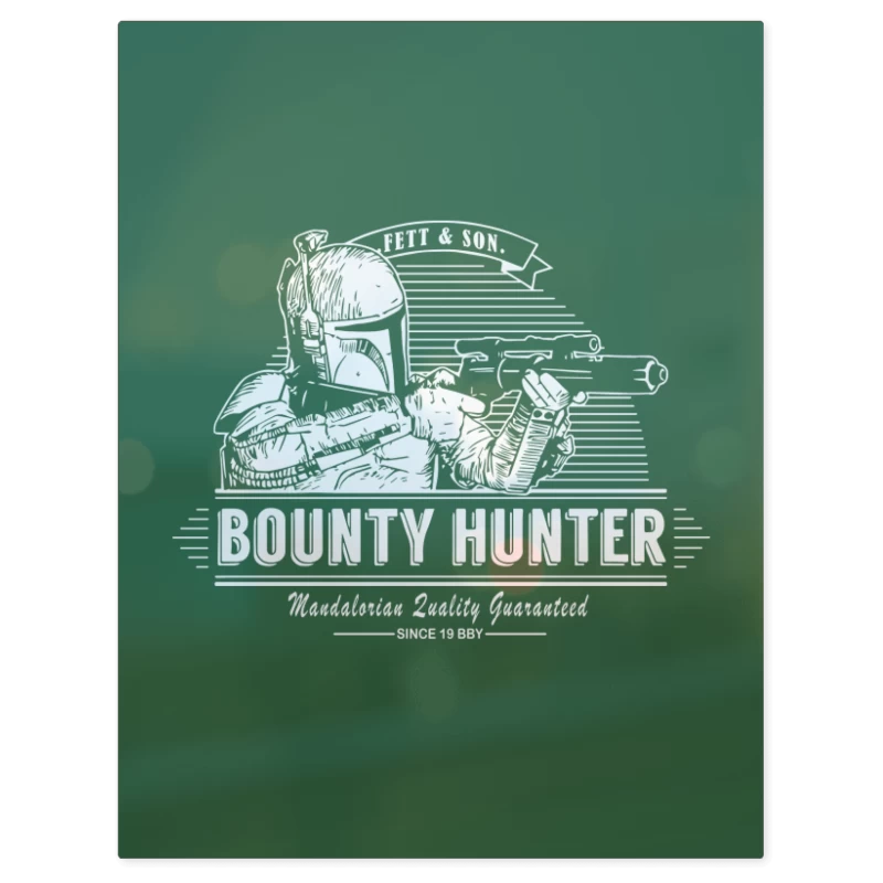 Star Wars - Bounty Hunter – Print Metálico