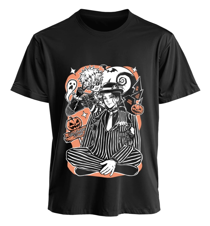 Polera negra - Satoru y Geto - Jujutsu Kaisen - Twisted Wonderland - Halloween