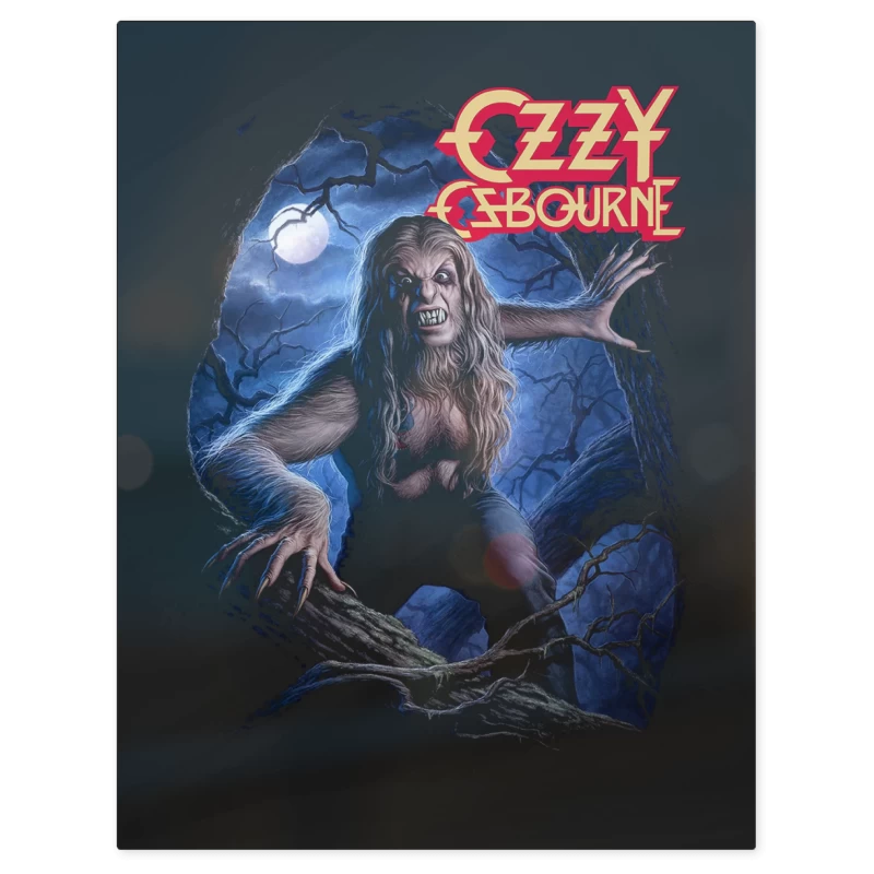 Ozzy Osbourne Werewolf – Print Metálico