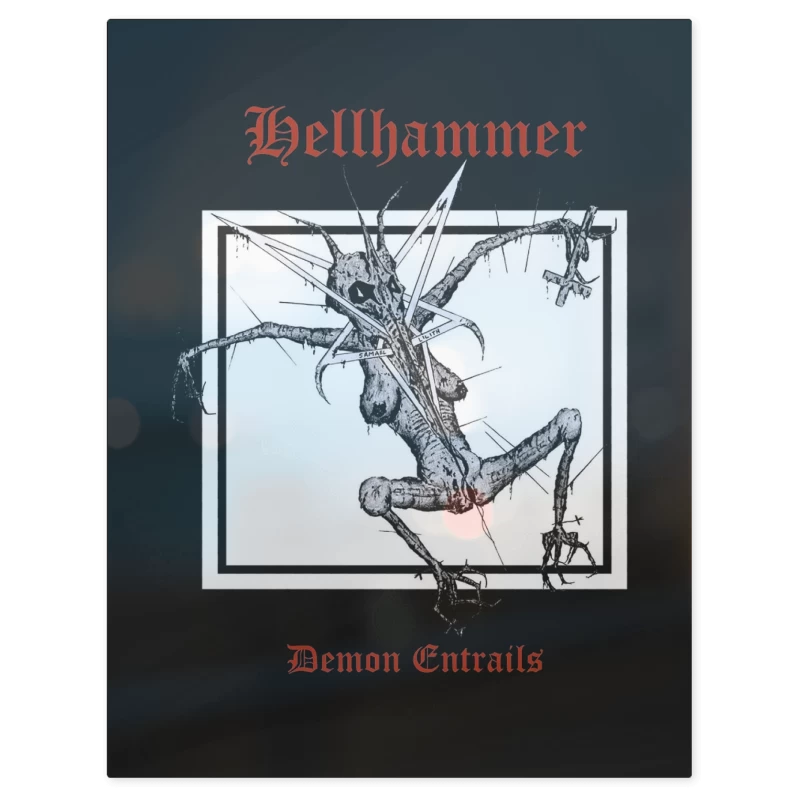 Hellhammer Demon Entrails – Print Metálico