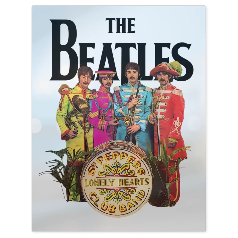 The Beatles Lonely Hearts Club Band – Print Metálico