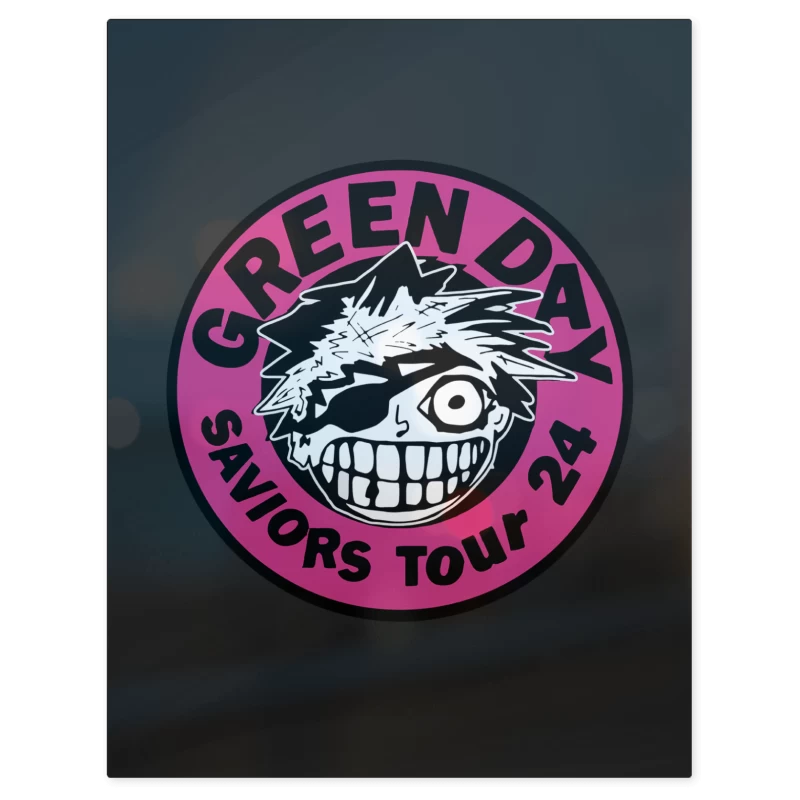 Green Day Saviors Tour 24 – Print Metálico