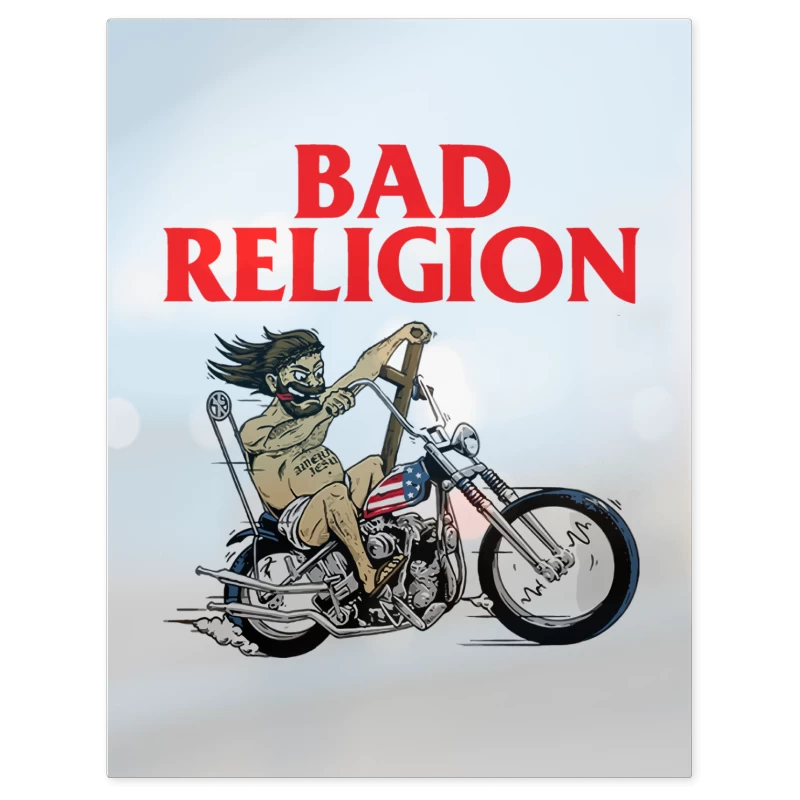 Bad Religion Jesus Motor – Print Metálico